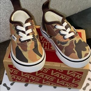 Camo toddler Vans